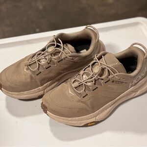 Hoka One One Men's Beige Athletic Shoes